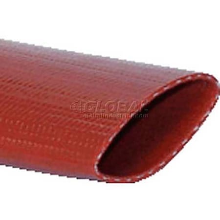 Apache Apache 6 x 10' Bulk Medium Duty PVC Lay Flat Discharge Hose, 13030154-10-Feet 13030154 - 10 Feet